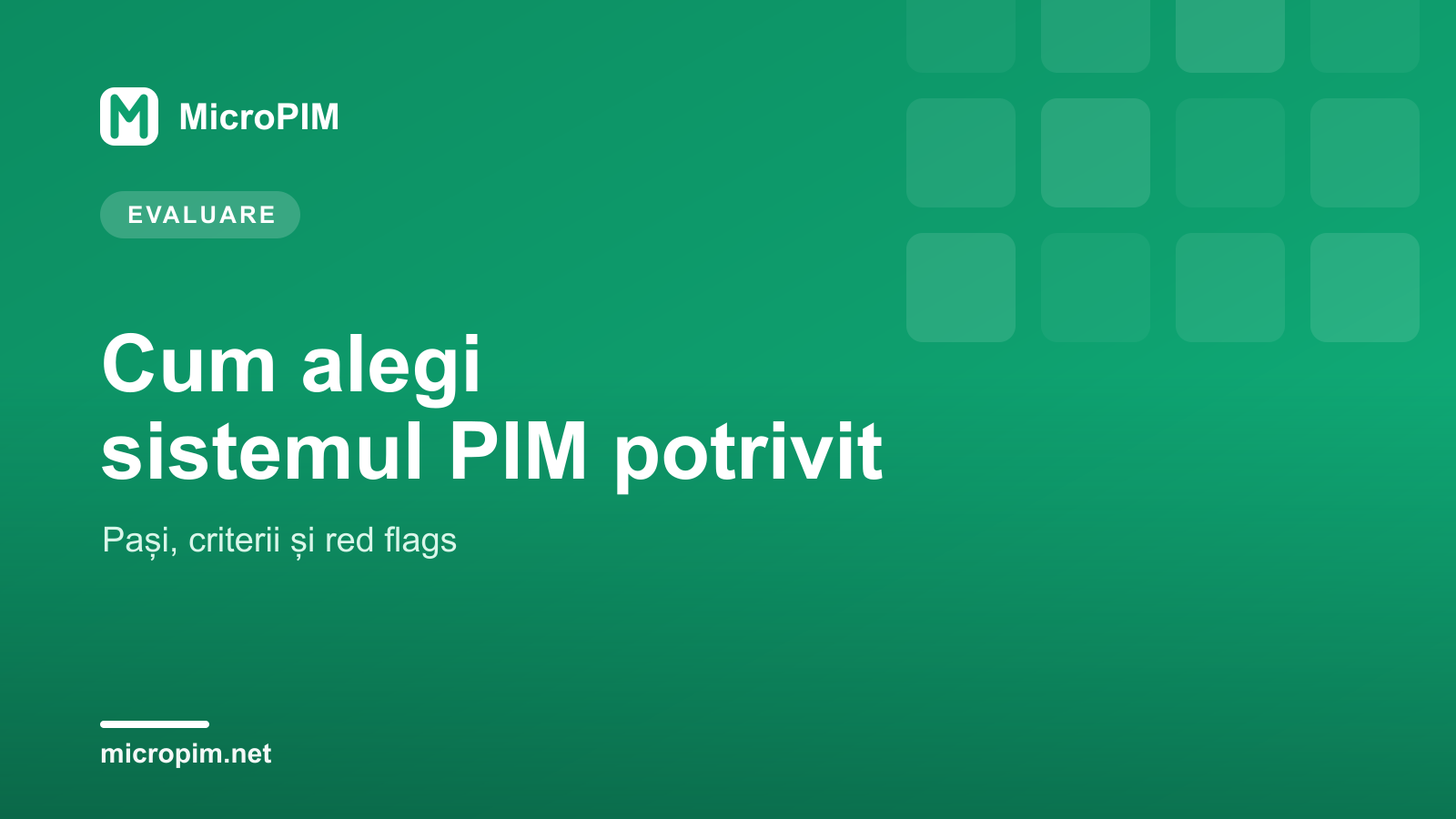 Cum alegi sistemul PIM potrivit pentru afacerea ta